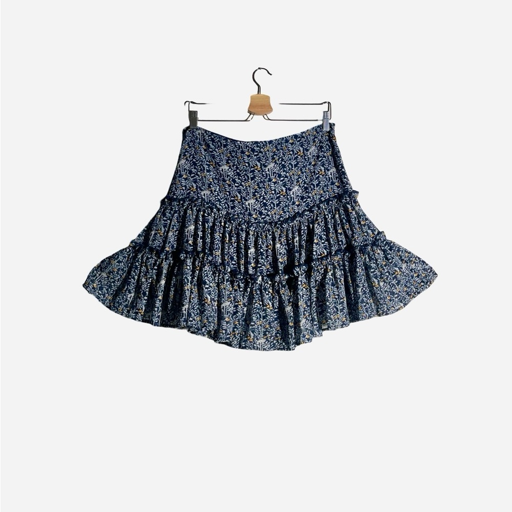 Mare‎ Mare Floral Ruffle Mini Skirt Size L - Picture 2 of 9